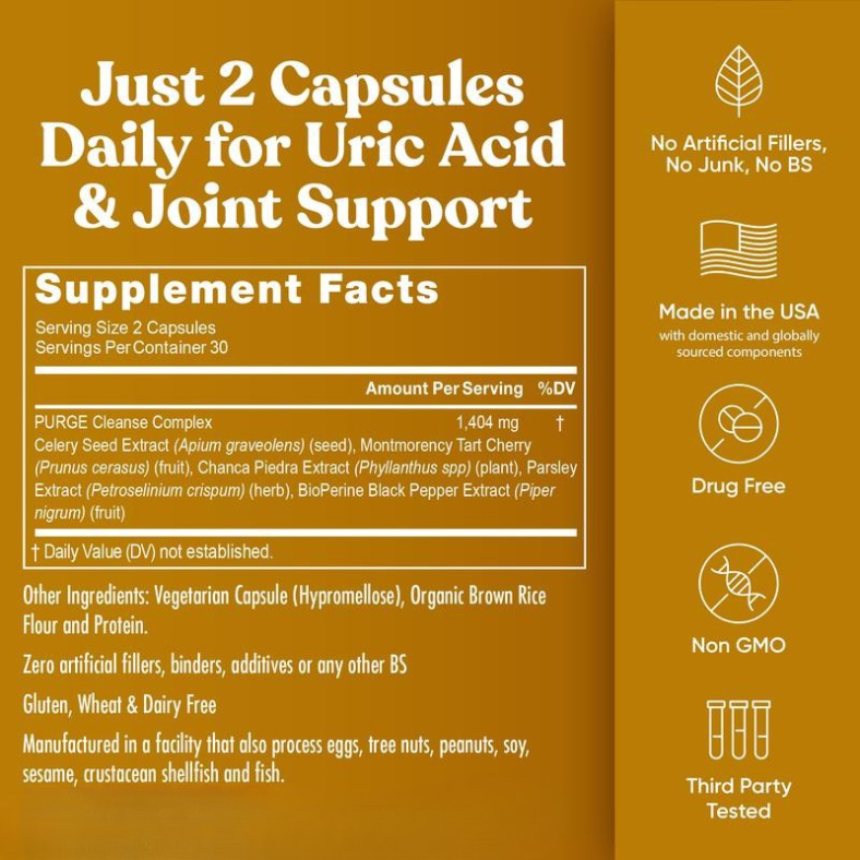 Daily Uric Acid Purge