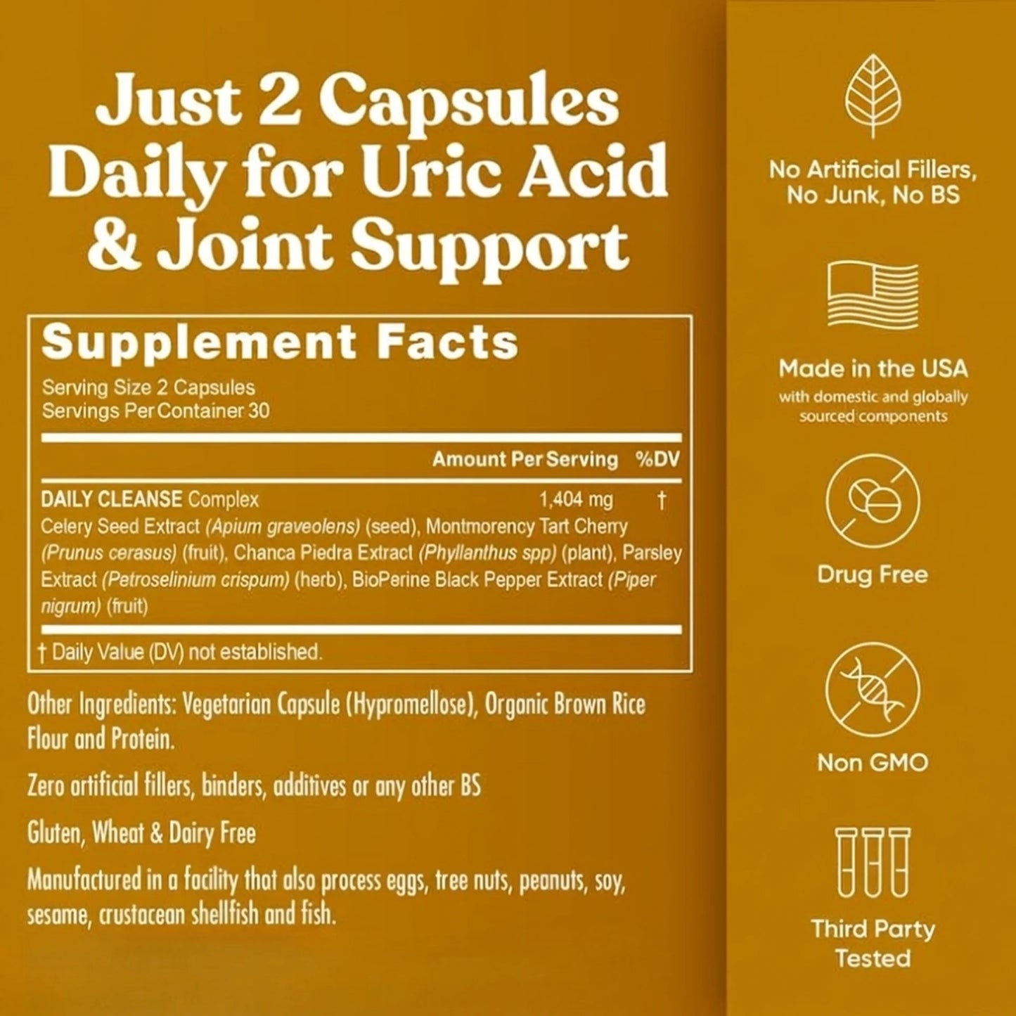 Daily Uric Acid Cleanse